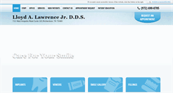 Desktop Screenshot of lloydlawrencedds.com